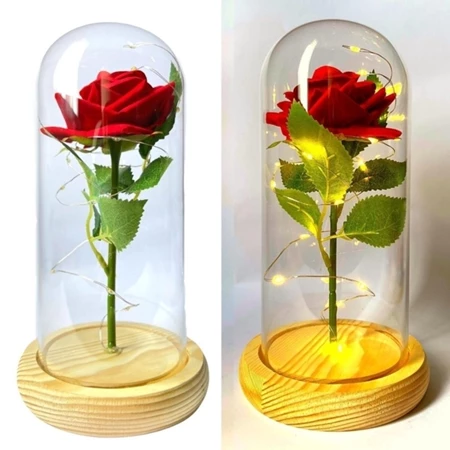 A Rosa Encantada Luminária Abajur - Imagem 4